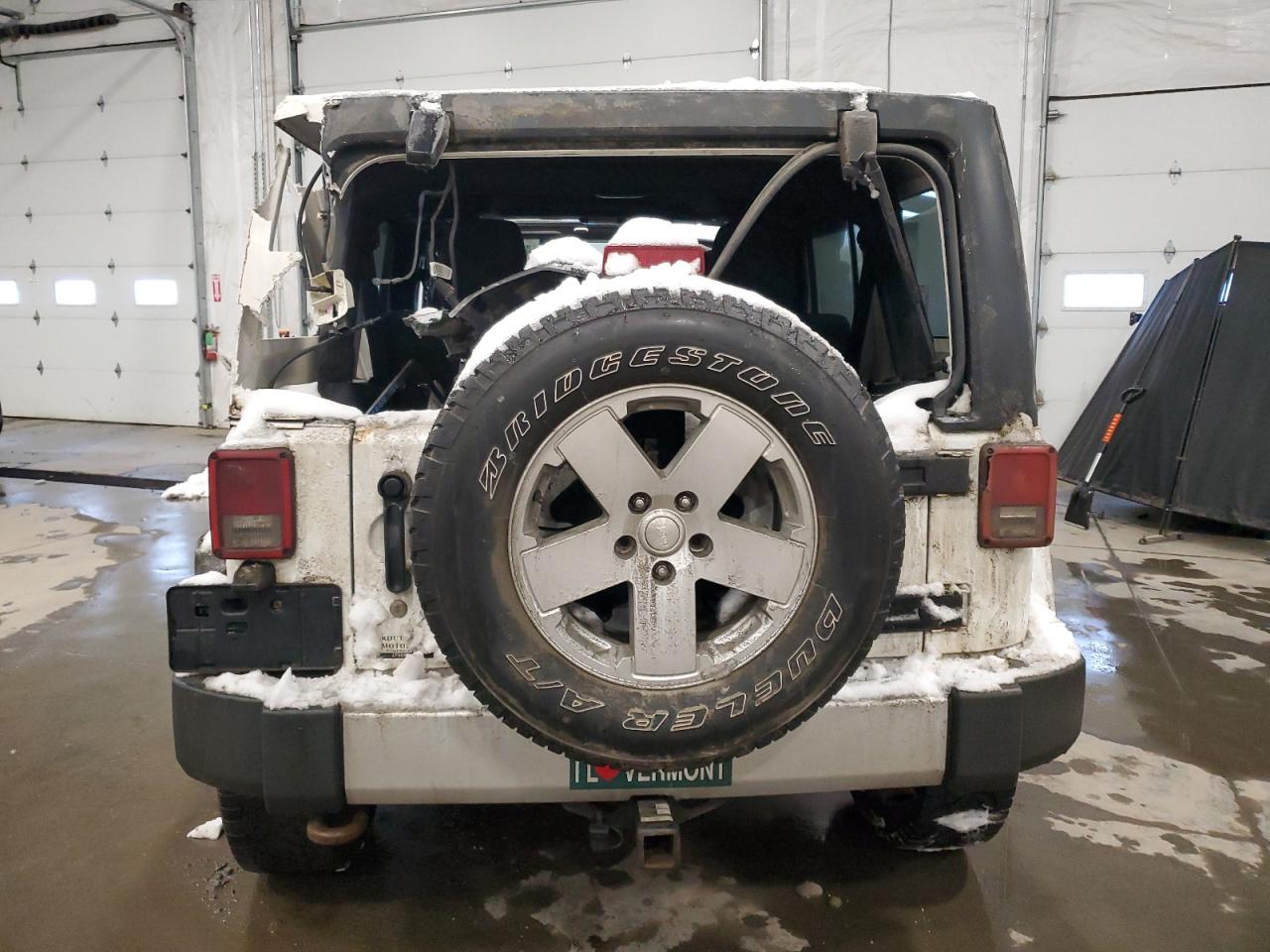 2012 Jeep Wrangler VIN 1C4BJWEG4CL274416 Copart auction photo, rollover / mechanical damage thumbnail 6