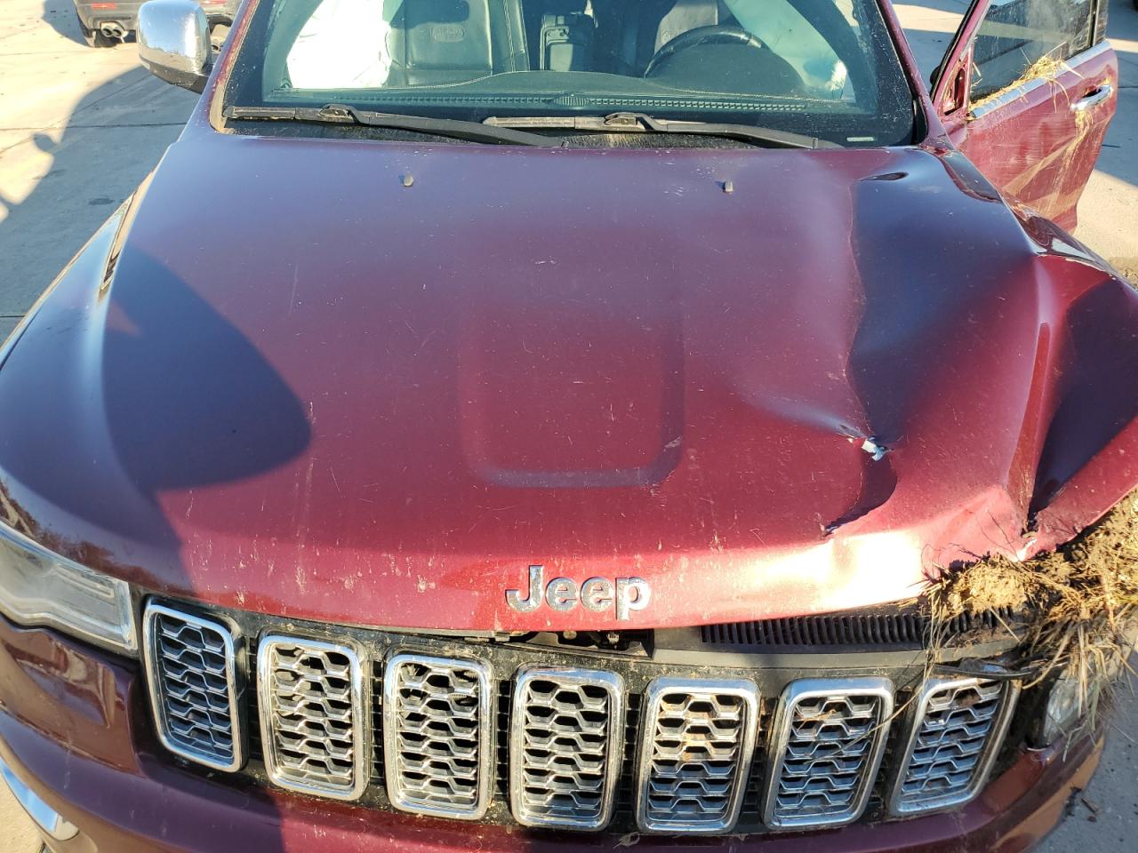 2017 Jeep Grand Cherokee VIN 1C4RJECG2HC868313 Copart auction photo, rollover damage thumbnail 14