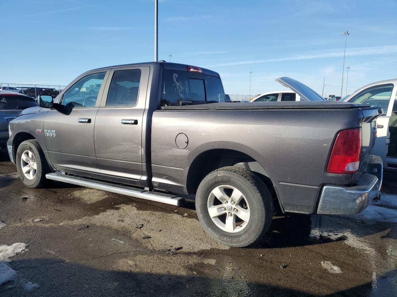 2017 RAM 1500 VIN 1C6RR7GT6HS797805 Copart auction photo, side / rear end damage thumbnail 2