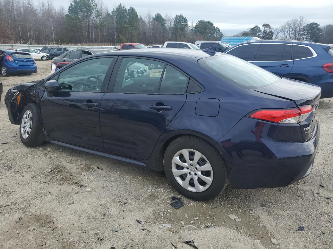 2021 Toyota Corolla VIN 5YFEPMAE2MP228788 Copart auction photo, front end / side damage thumbnail 2