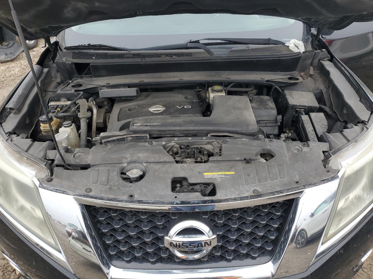 2013 Nissan Pathfinder VIN 5N1AR2MM5DC604128 Copart auction photo, front end / mechanical damage thumbnail 12