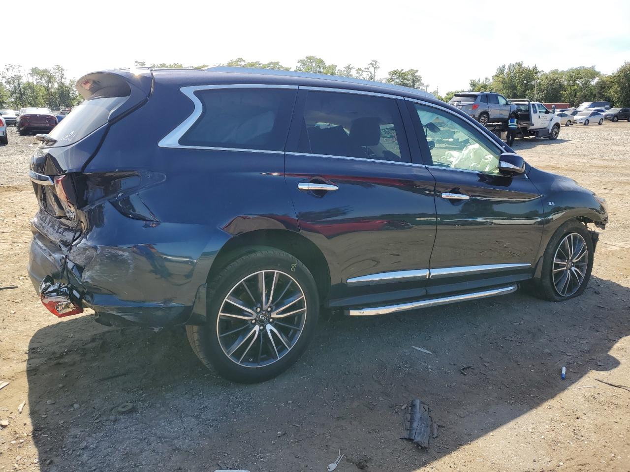 2018 Infiniti QX60 VIN 5N1DL0MM9JC525477 Copart auction photo, all over / undercarriage damage thumbnail 3