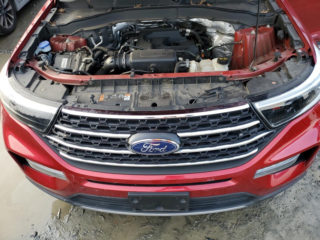 2020 Ford Explorer VIN 1FMSK8DHXLGA22676 Copart auction photo, rear end / side damage thumbnail 12