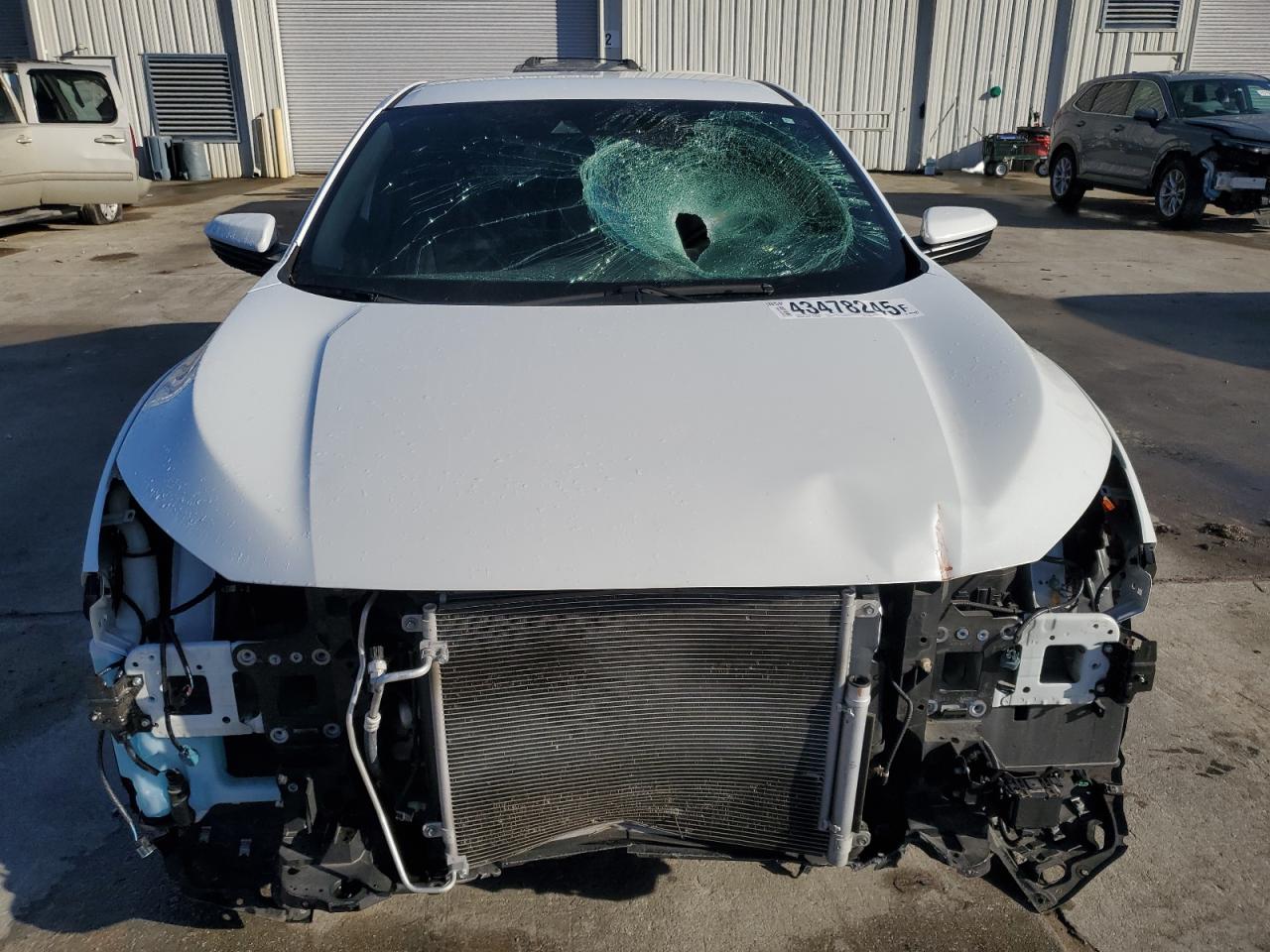 2021 Honda Civic VIN 19XFC2F85ME000096 Copart auction photo, front end damage thumbnail 5