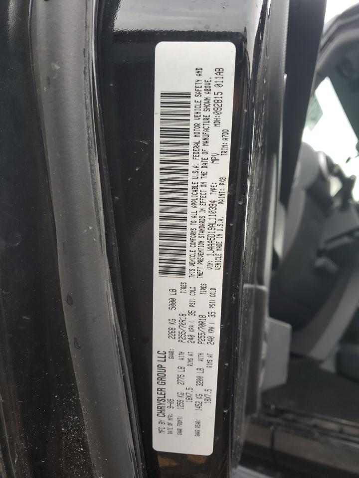 2010 Jeep Wrangler VIN 1J4AA5D19AL110394 Copart auction photo, rear end damage thumbnail 12
