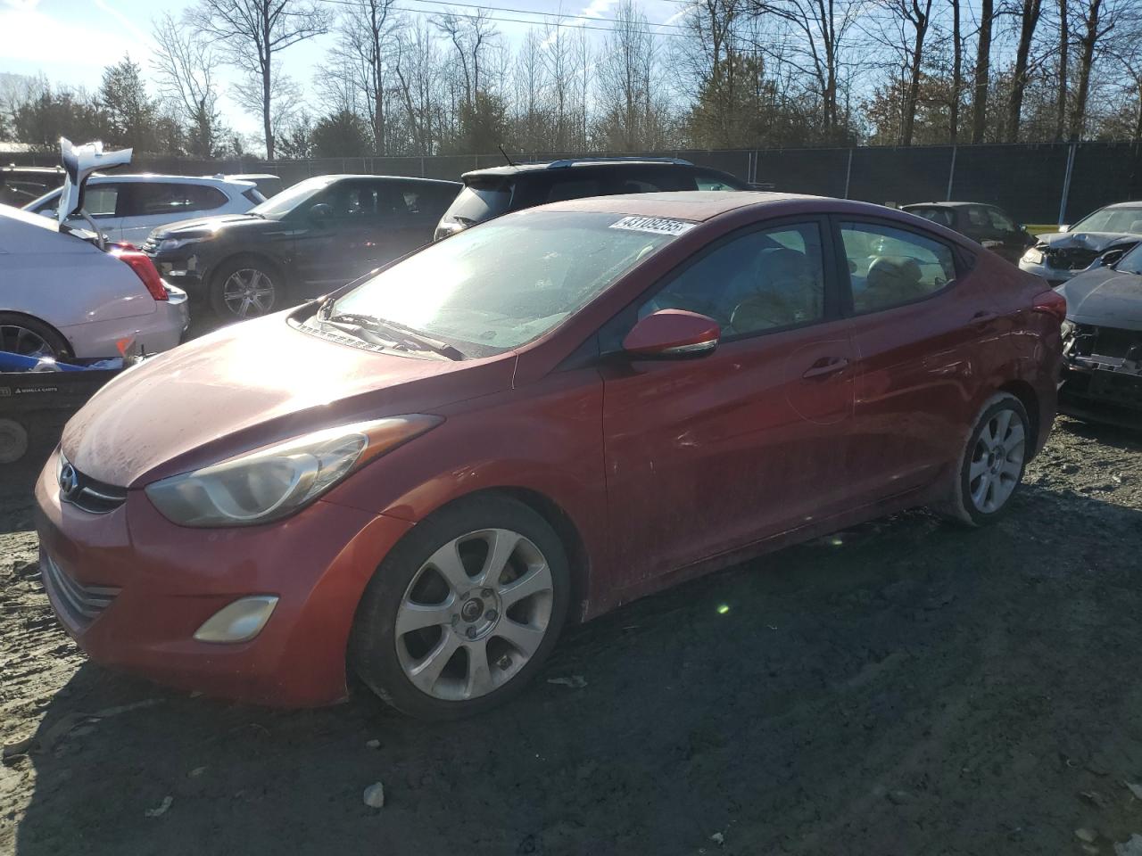 2011 Hyundai Elantra VIN KMHDH4AE3BU154737