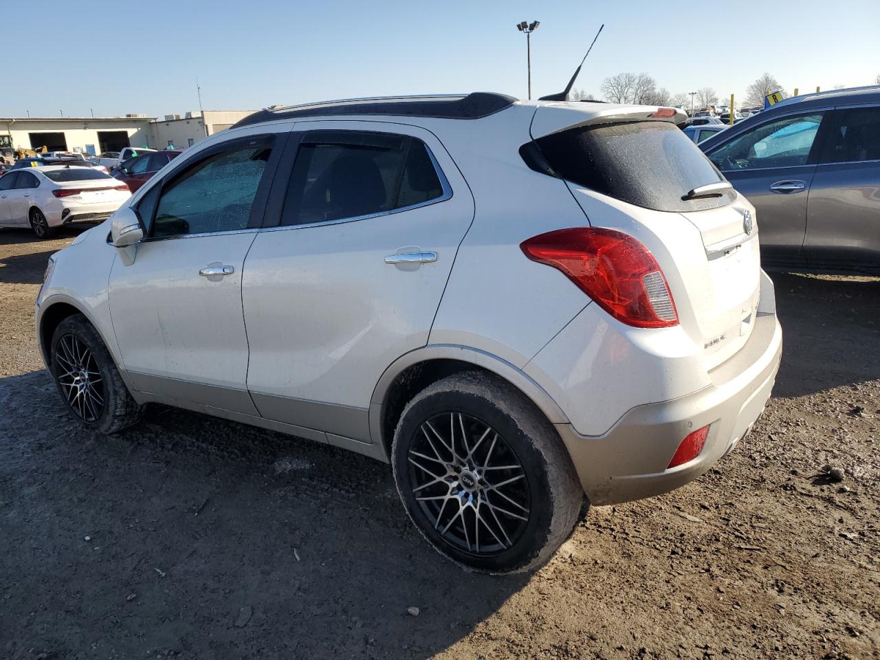 2014 Buick Encore VIN KL4CJHSB8EB556974 Copart auction photo, front end / minor dent/scratches damage thumbnail 2