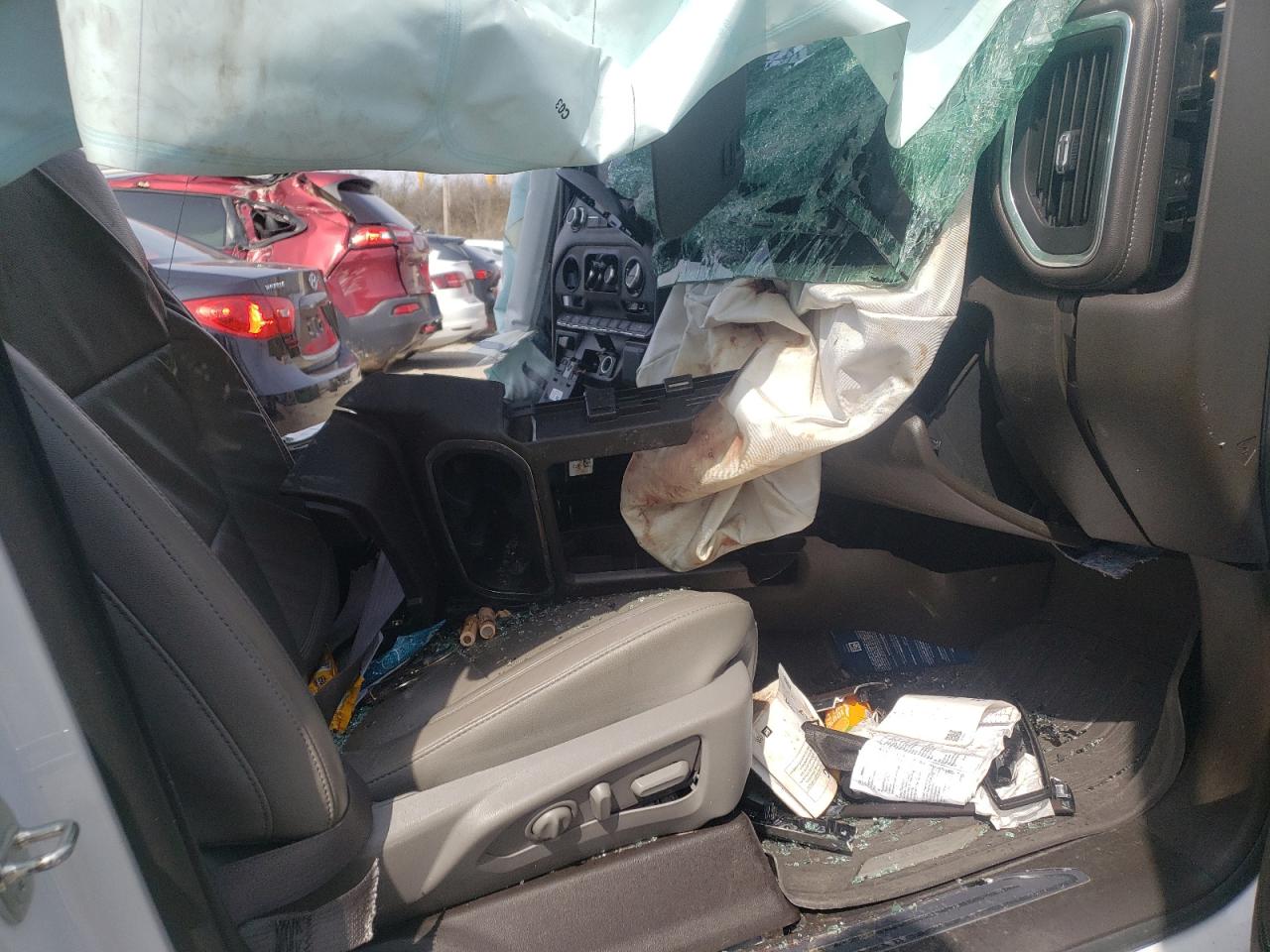 2019 GMC Sierra VIN 3GTP8DED0KG167869 Copart auction photo, all over damage thumbnail 5
