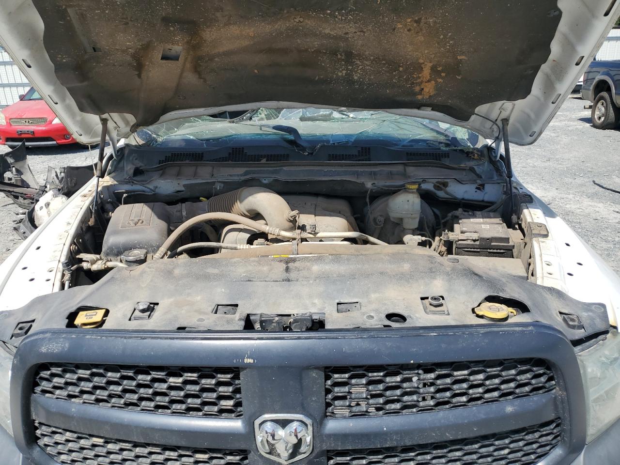 2014 RAM 1500 VIN 1C6RR7ST9ES159048 Copart auction photo, all over damage thumbnail 11