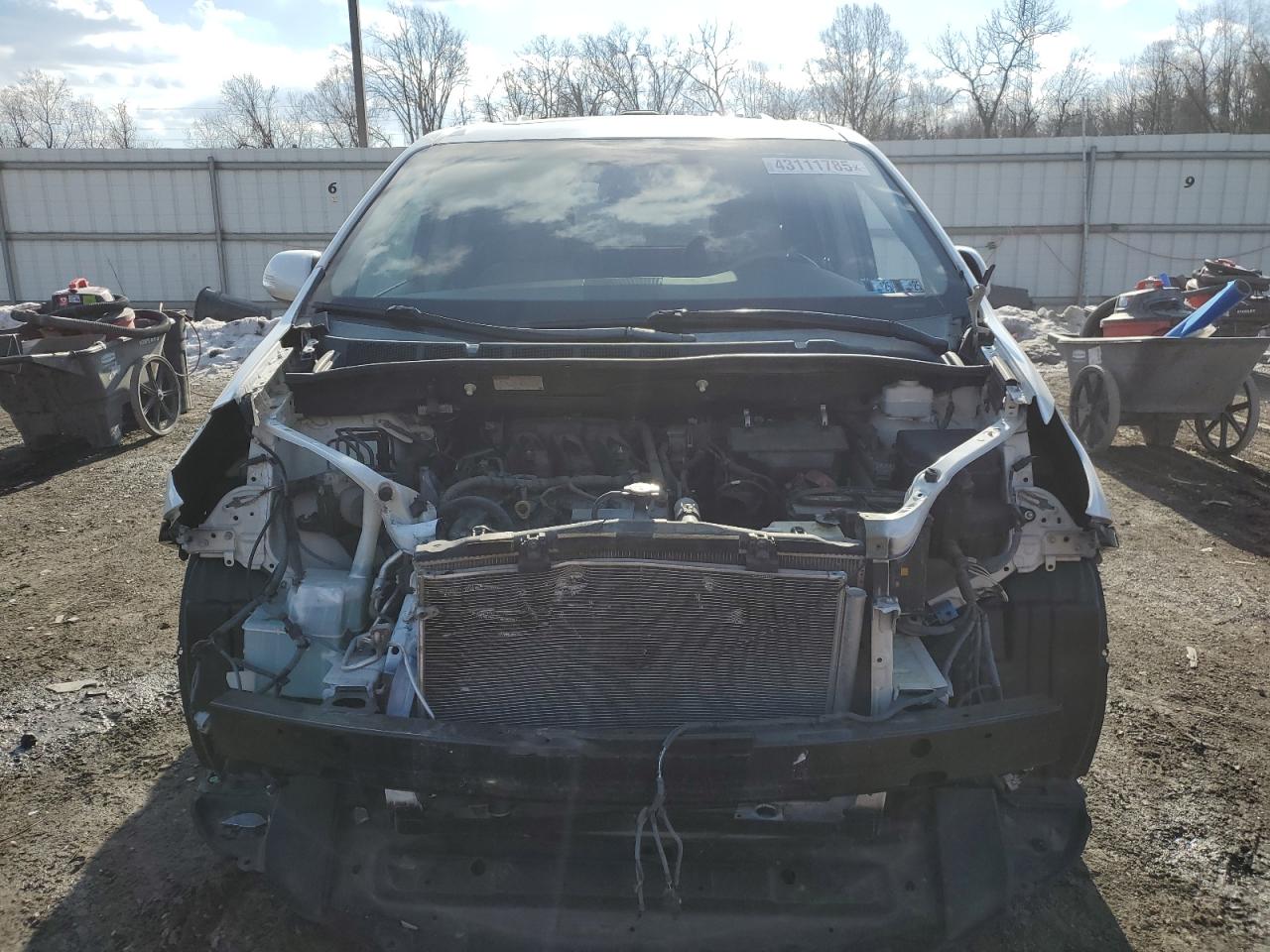 2013 Toyota Sienna VIN 5TDDK3DC2DS052086 Copart auction photo, front end damage thumbnail 5