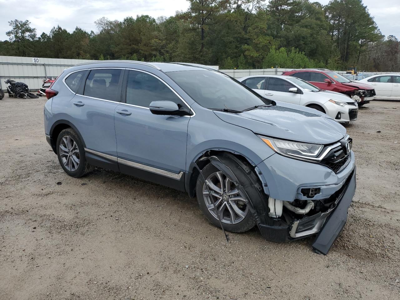 2020 Honda CR-V VIN 7FARW1H97LE019072 Copart auction photo, all over damage thumbnail 4
