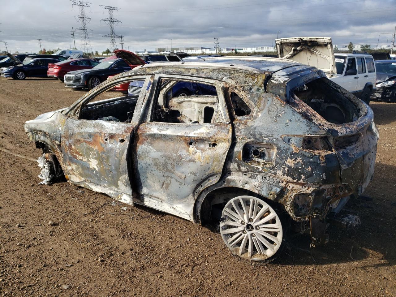 2019 Hyundai Kona VIN KM8K2CAAXKU237274 Copart auction photo, burn damage thumbnail 2