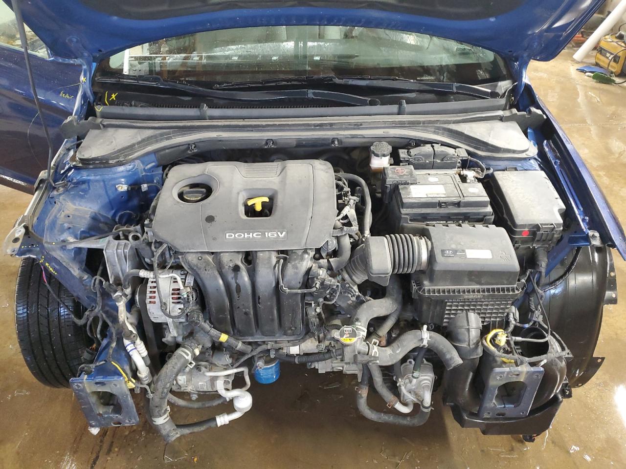 2018 Hyundai Elantra VIN 5NPD84LF6JH373811 Copart auction photo, front end damage thumbnail 11
