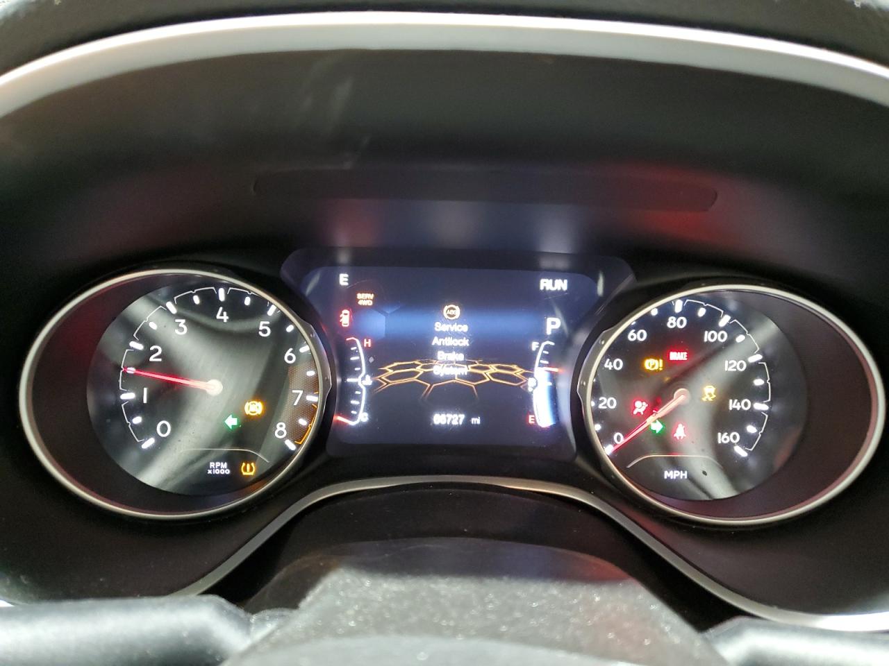 2019 Jeep Compass VIN 3C4NJDBB6KT704590 Copart auction photo, front end / side damage thumbnail 8