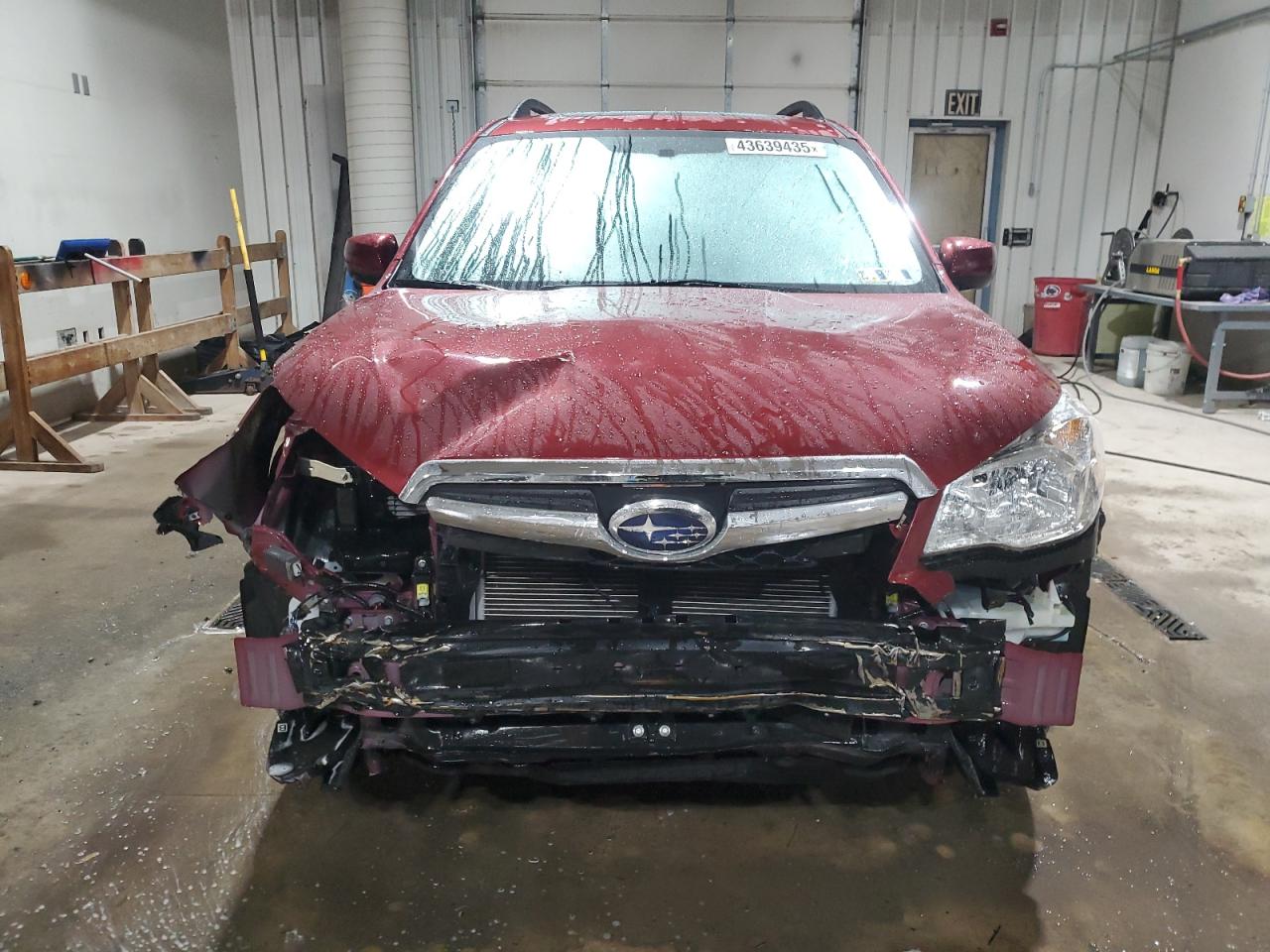 2015 Subaru Forester VIN JF2SJADC0FH539553 Copart auction photo, front end damage thumbnail 5