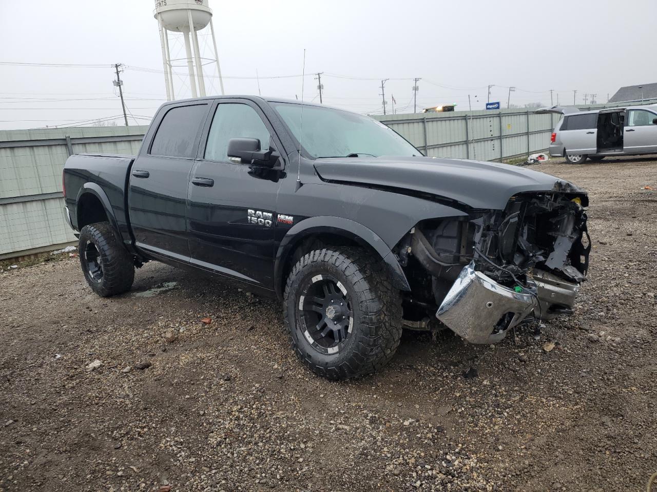 2014 RAM 1500 VIN 1C6RR7LT5ES218482 Copart auction photo, front end damage thumbnail 4