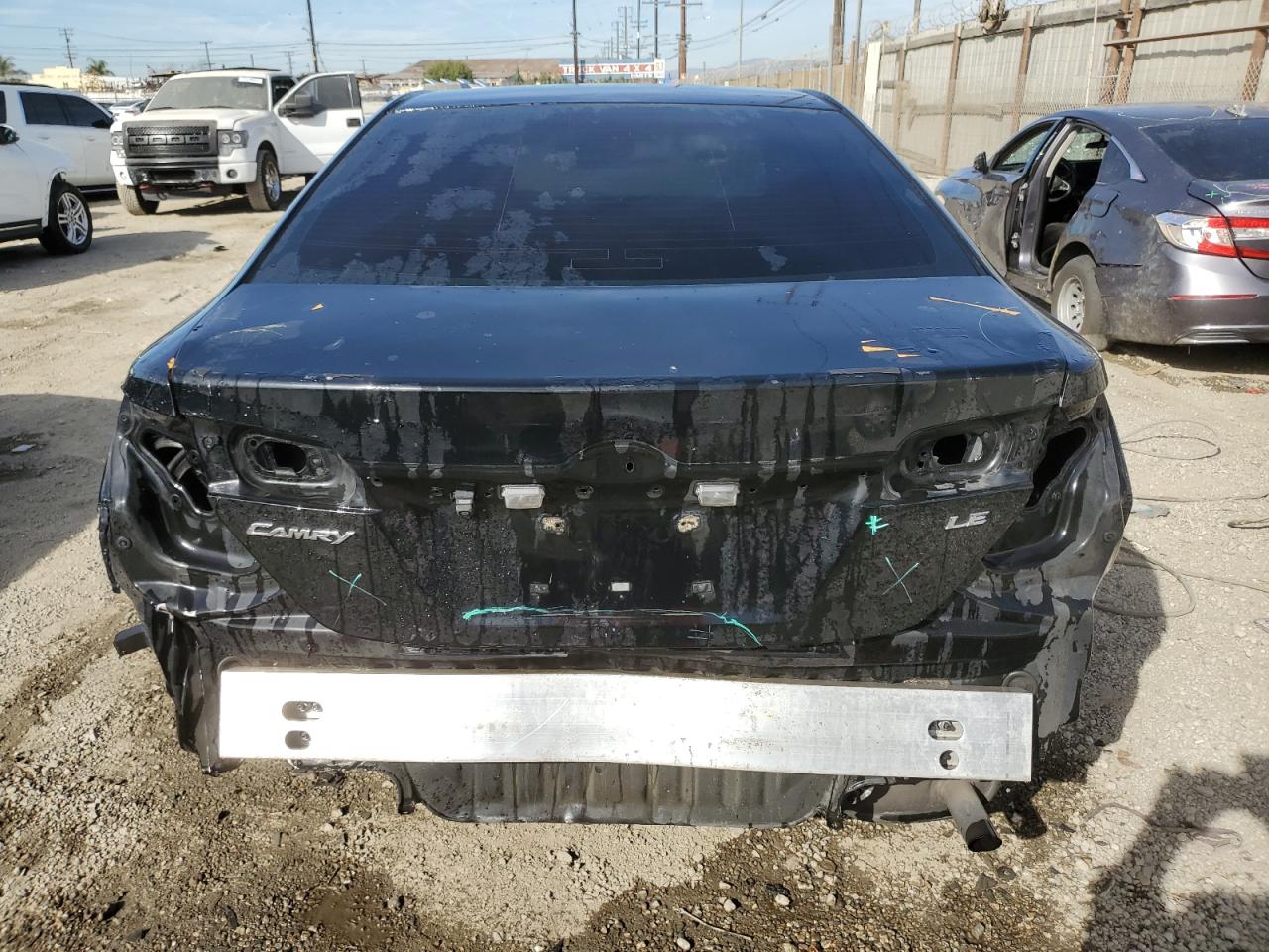 2014 Toyota Camry VIN 4T1BF1FK7EU406116 Copart auction photo, rear end damage thumbnail 6