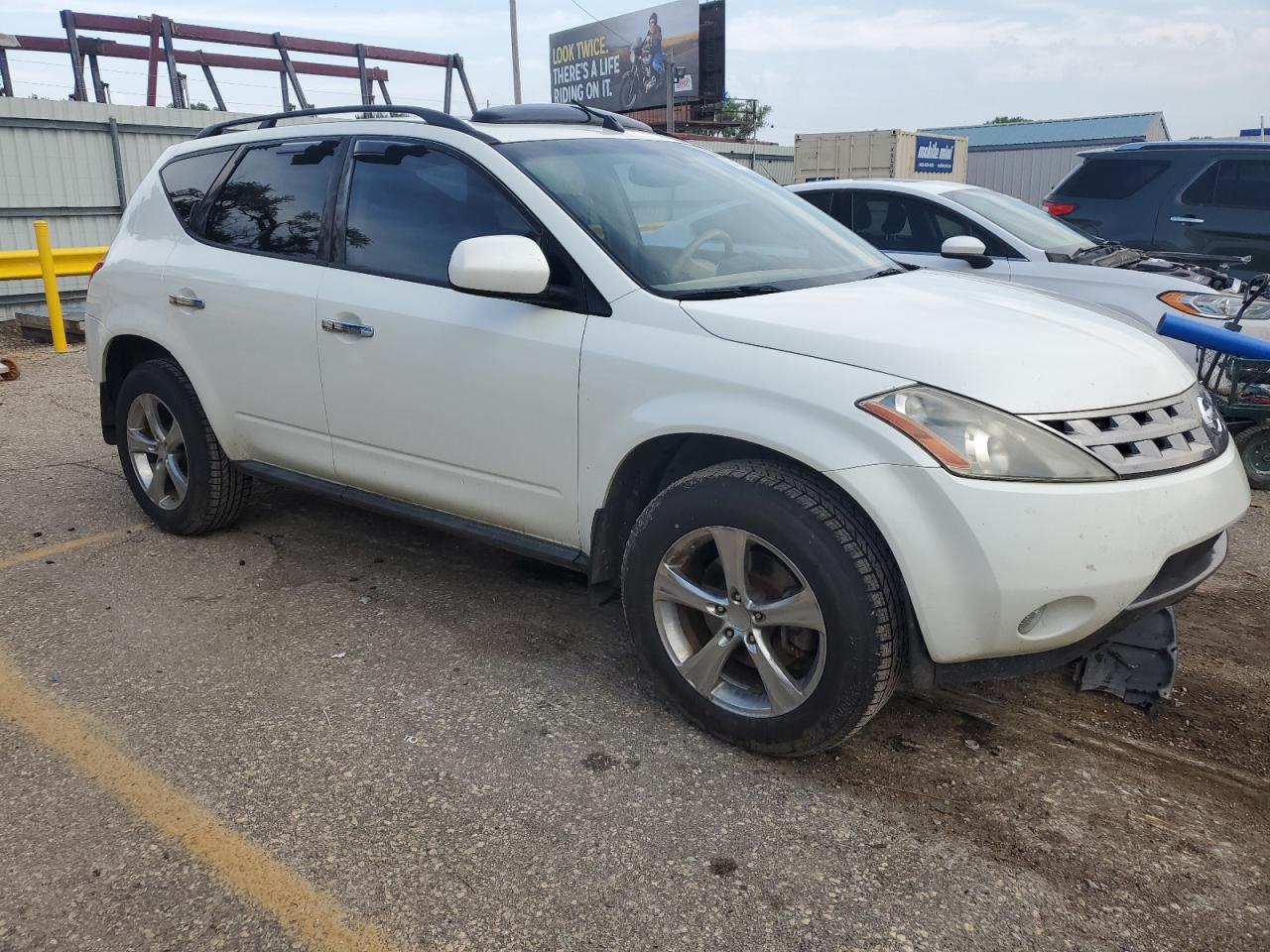 2005 Nissan Murano VIN JN8AZ08WX5W441548 Copart auction photo, front end damage thumbnail 4