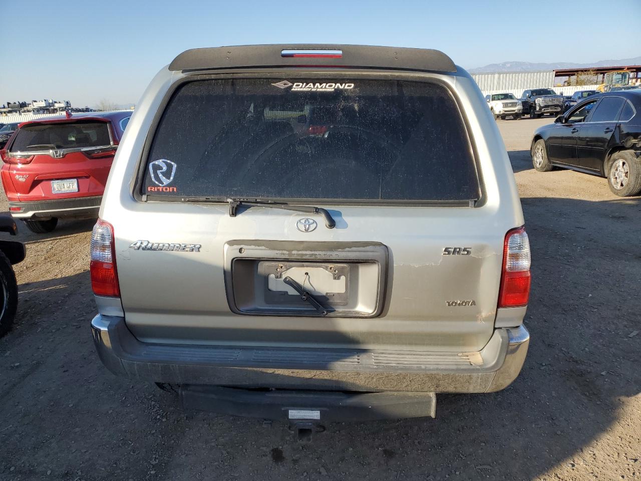 2001 Toyota 4Runner VIN JT3GN86R710190387 Copart auction photo, front end / undercarriage damage thumbnail 6