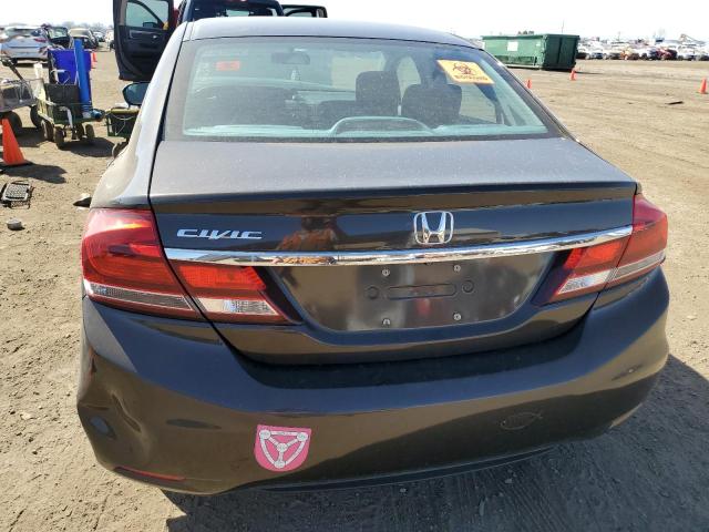 2014 Honda Civic VIN 2HGFB2F58EH518428 Copart auction photo, front end damage thumbnail 6