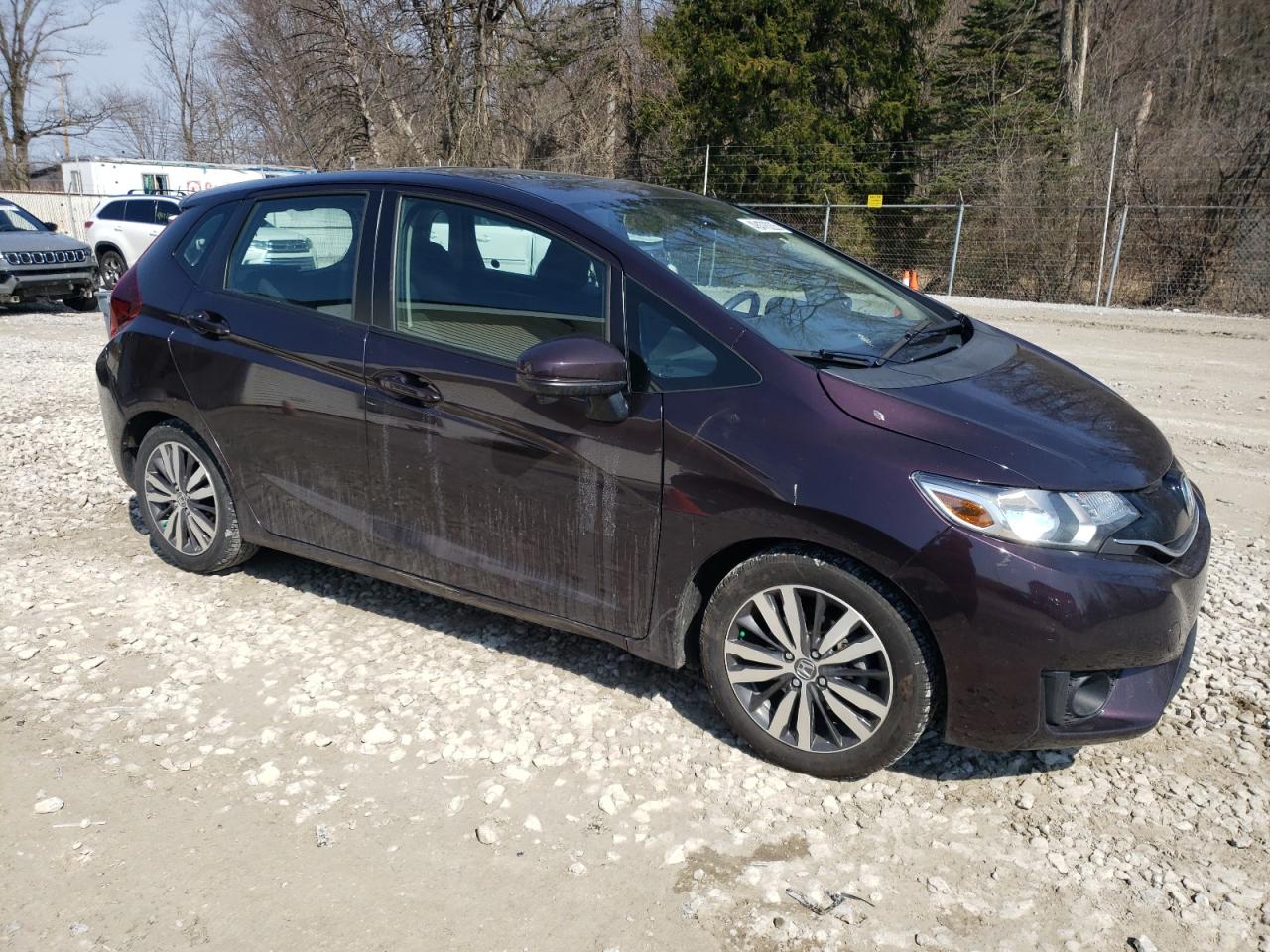 2015 Honda Fit VIN 3HGGK5H87FM787830 Copart auction photo, side / rear end damage thumbnail 4