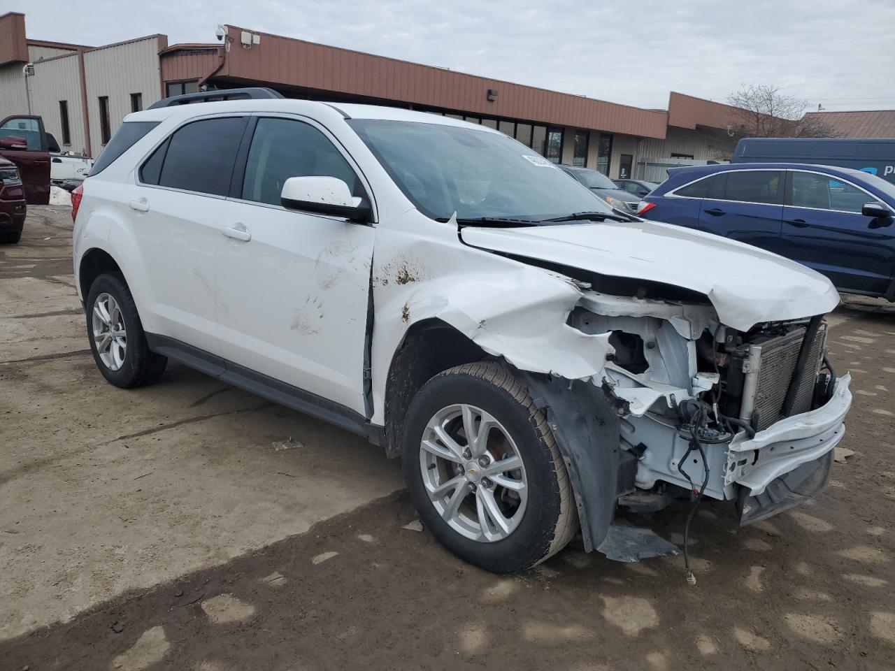 2017 Chevrolet Equinox VIN 2GNFLFEK6H6261495 Copart auction photo, front end / side damage thumbnail 4