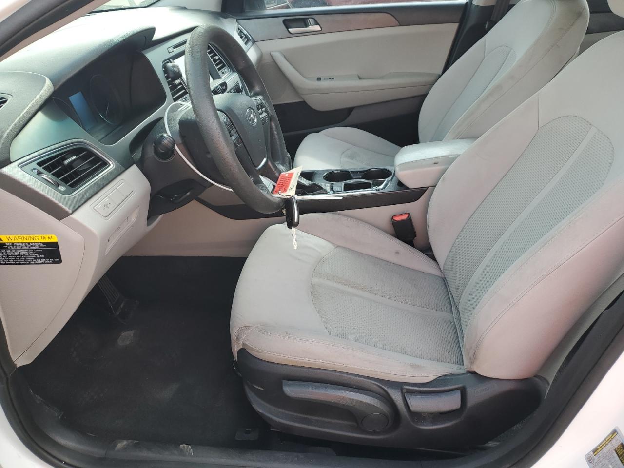 2016 Hyundai Sonata VIN 5NPE24AF2GH385584 Copart auction photo, front end / rear end damage thumbnail 7