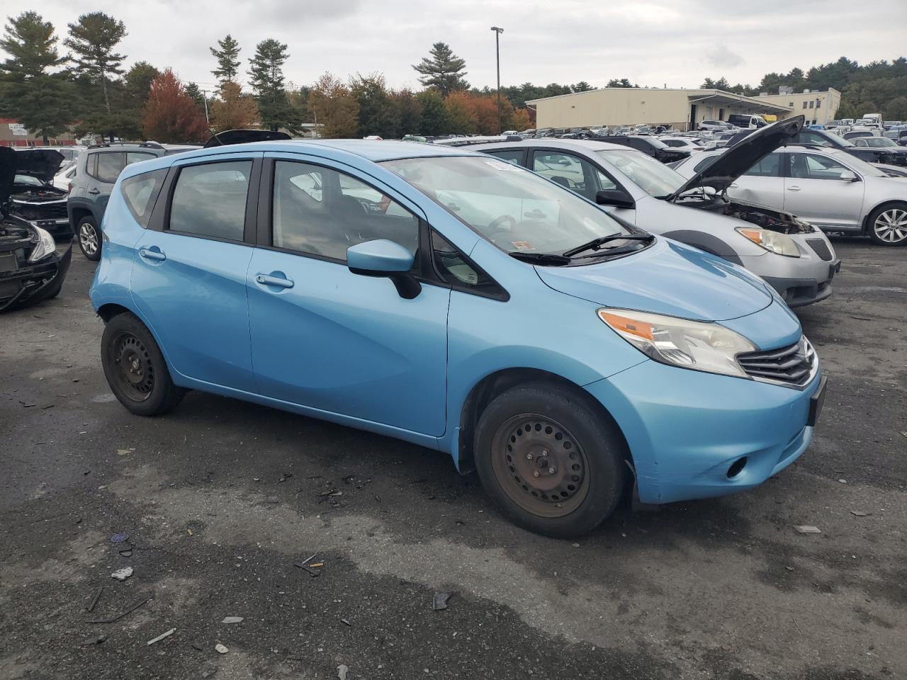 2015 Nissan Versa VIN 3N1CE2CP3FL365337 Copart auction photo, rear end damage thumbnail 4