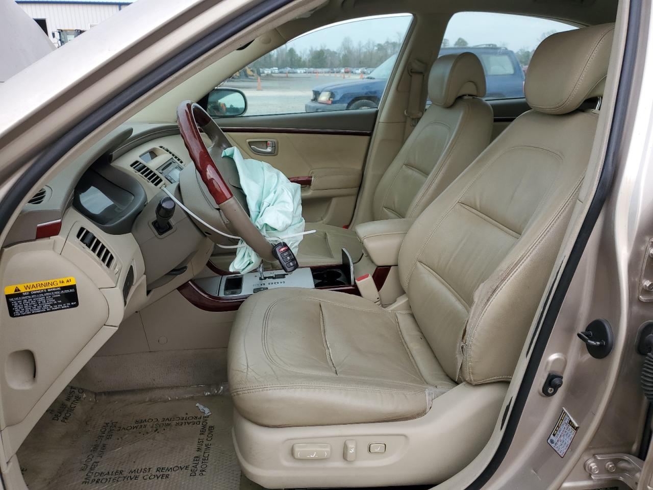 2007 Hyundai Azera VIN KMHFC46F77A161661 Copart auction photo, front end damage thumbnail 7