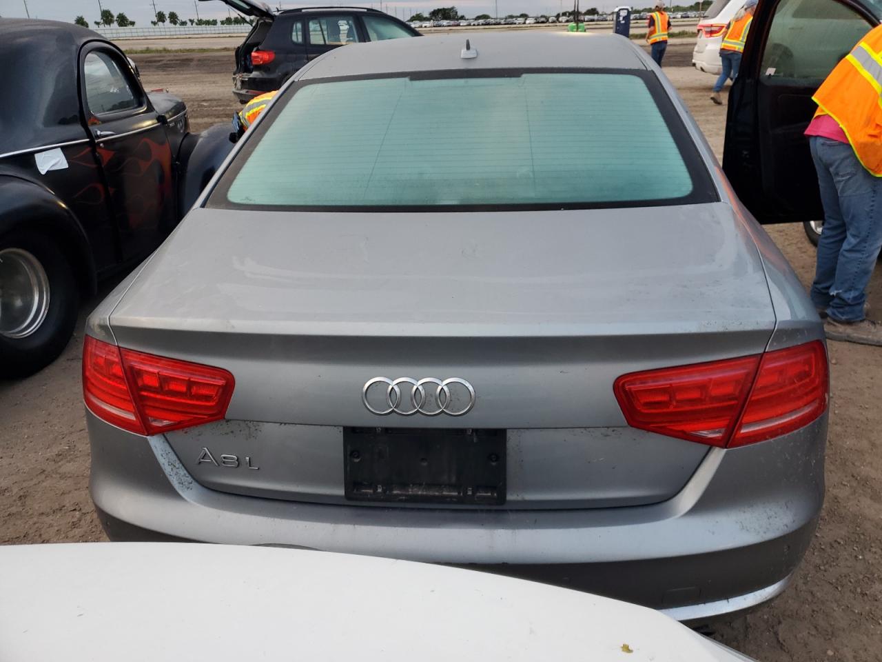 2014 Audi A8 VIN WAURGAFDXEN002266 Copart auction photo, water/flood damage thumbnail 6
