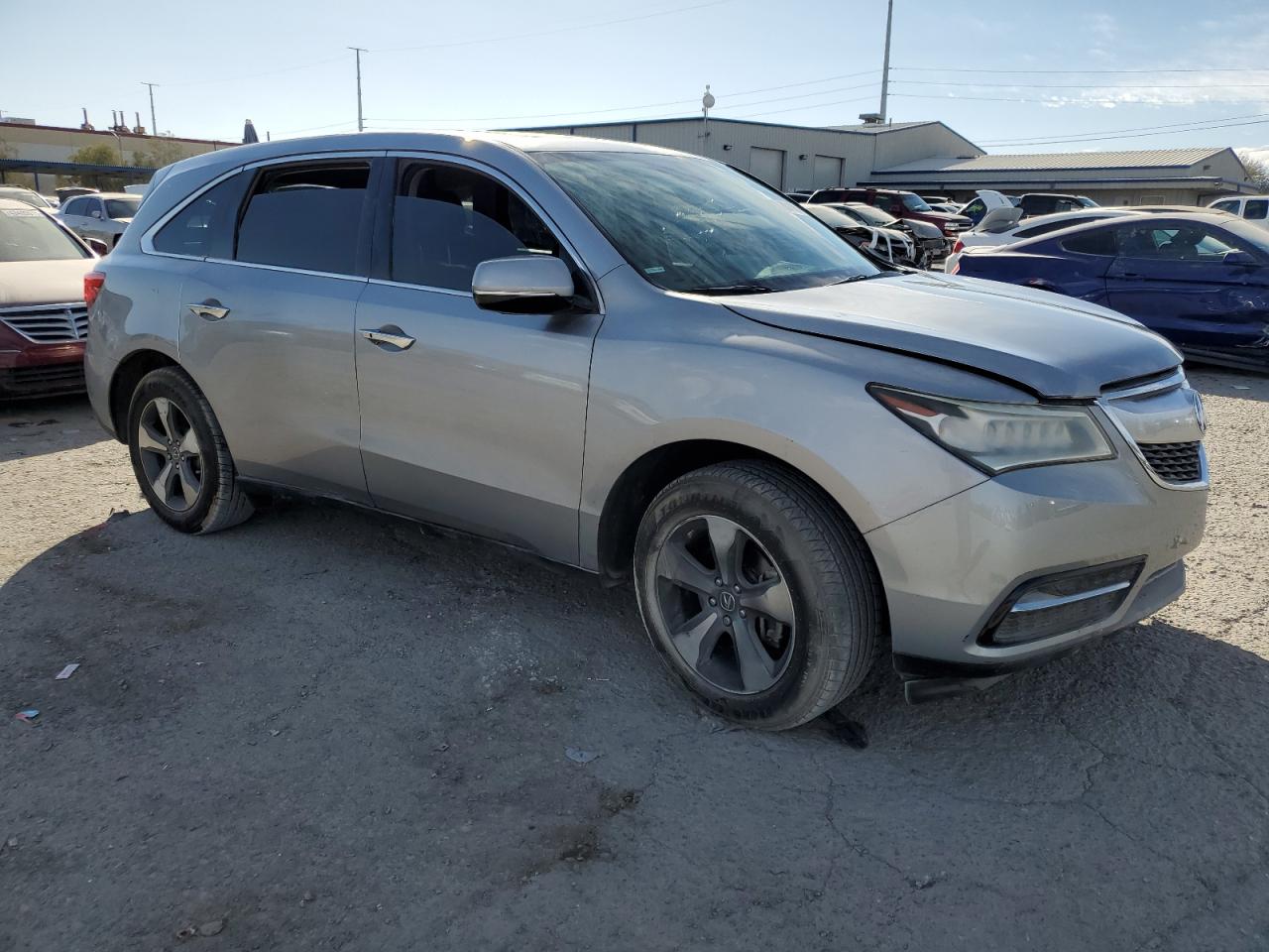 2016 Acura MDX VIN 5FRYD4H29GB040916 Copart auction photo, side damage thumbnail 4