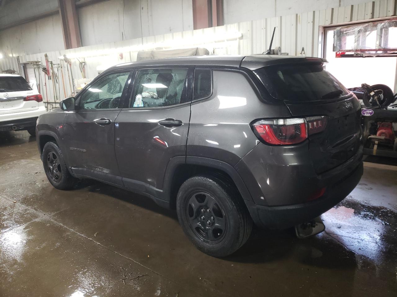 2018 Jeep Compass VIN 3C4NJCABXJT461358 Copart auction photo, side damage thumbnail 2