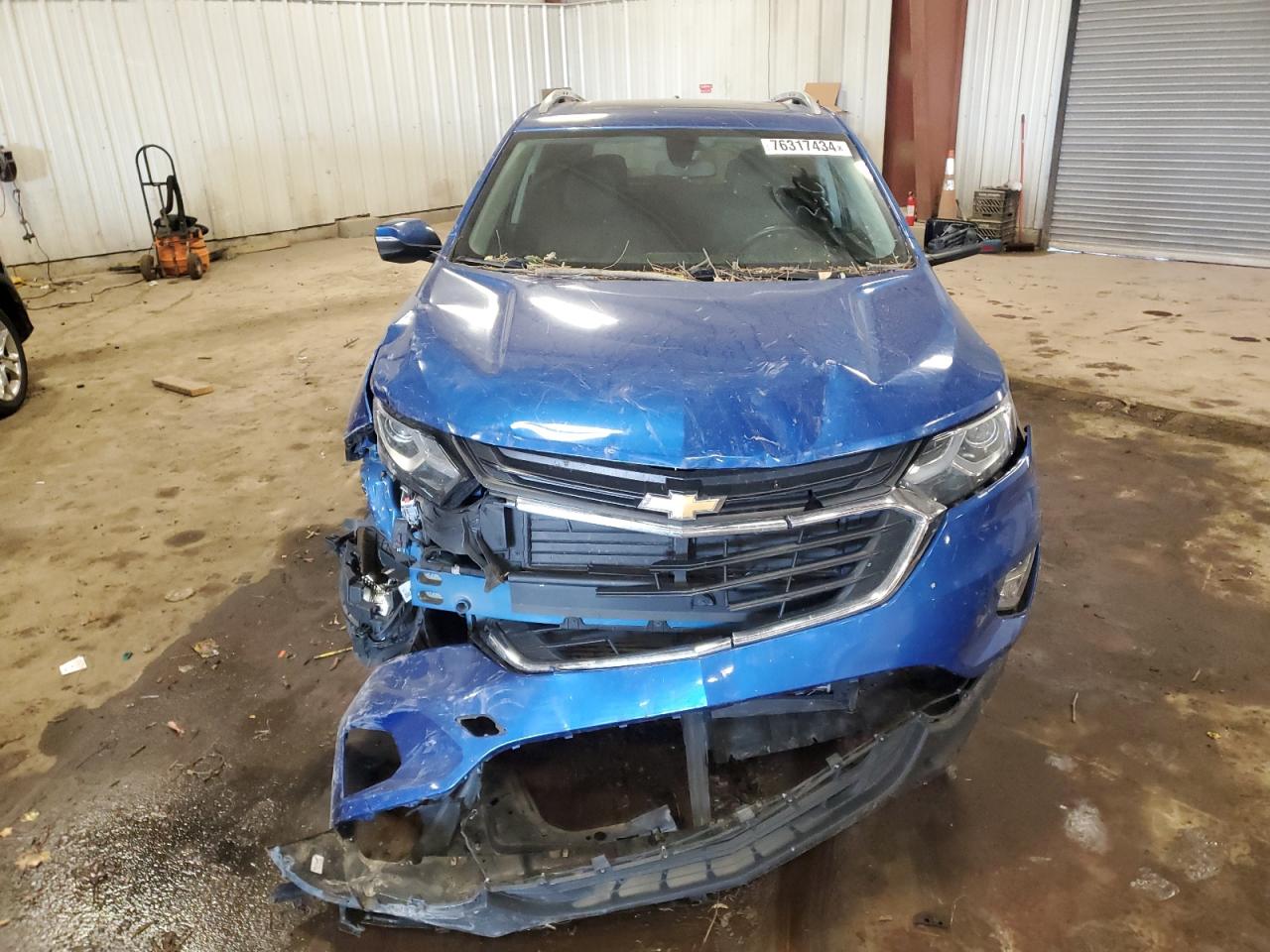 2019 Chevrolet Equinox VIN 3GNAXKEV2KS505783 Copart auction photo, front end / side damage thumbnail 5