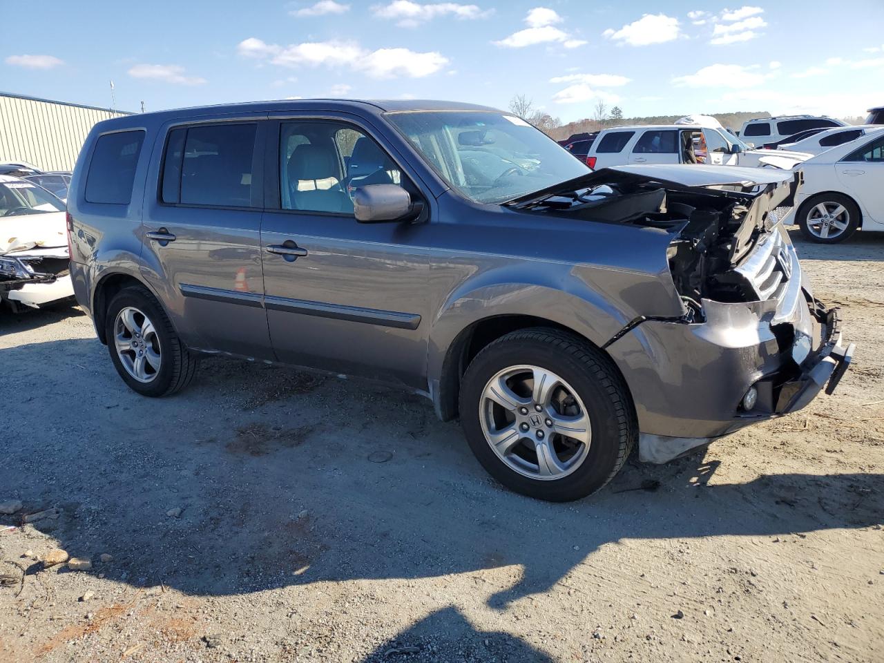 2014 Honda Pilot VIN 5FNYF3H58EB013428 Copart auction photo, all over damage thumbnail 4