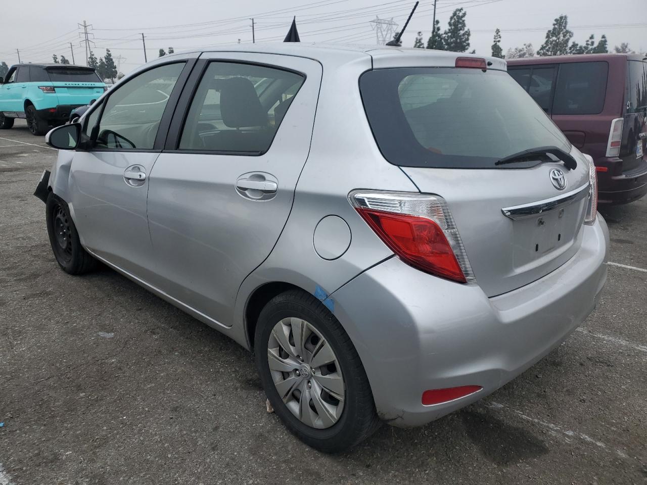 2013 Toyota Yaris VIN JTDKTUD34DD549436 Copart auction photo, front end damage thumbnail 2