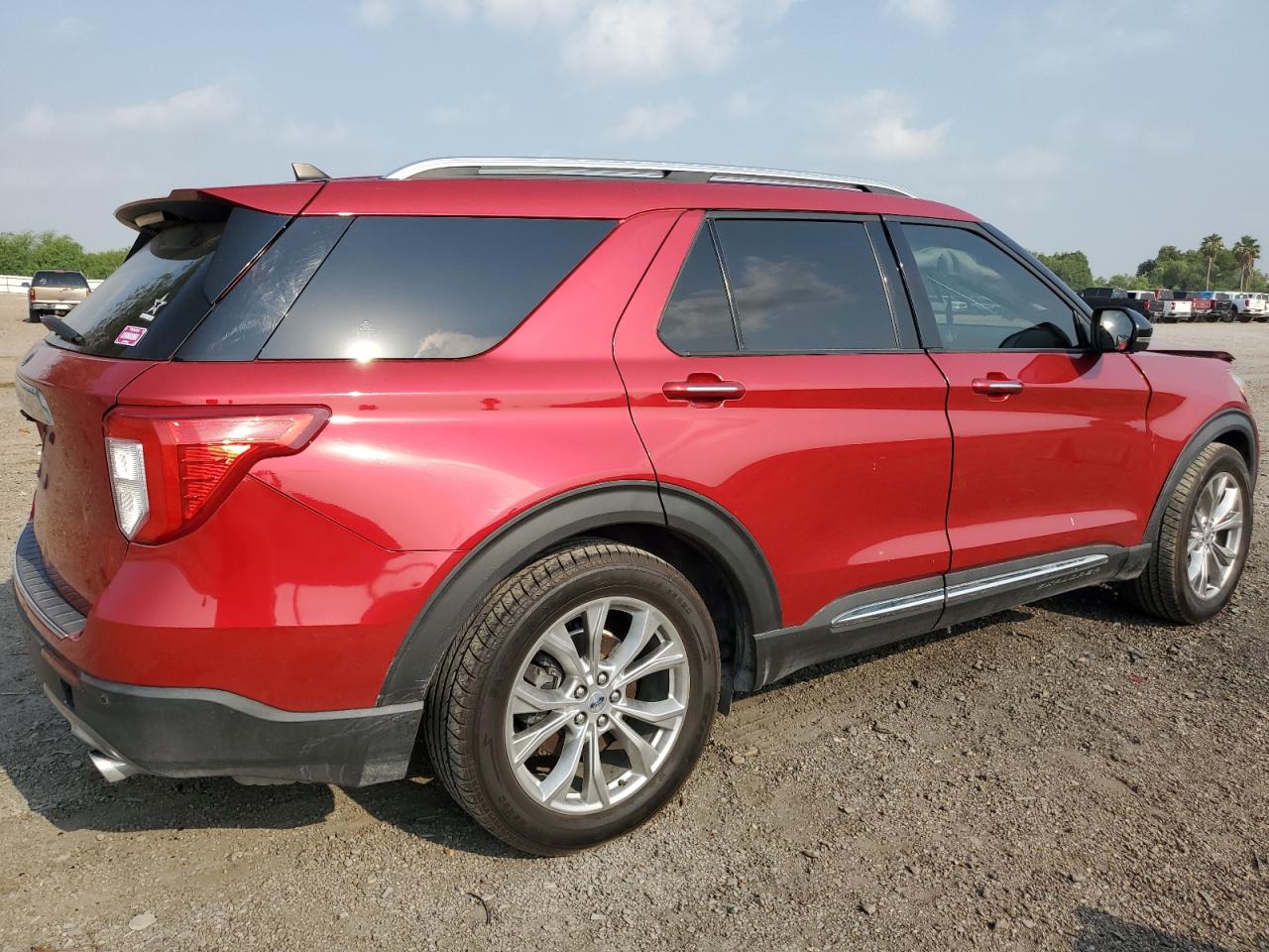 2021 Ford Explorer VIN 1FMSK7FH4MGB07070 Copart auction photo, front end damage thumbnail 3