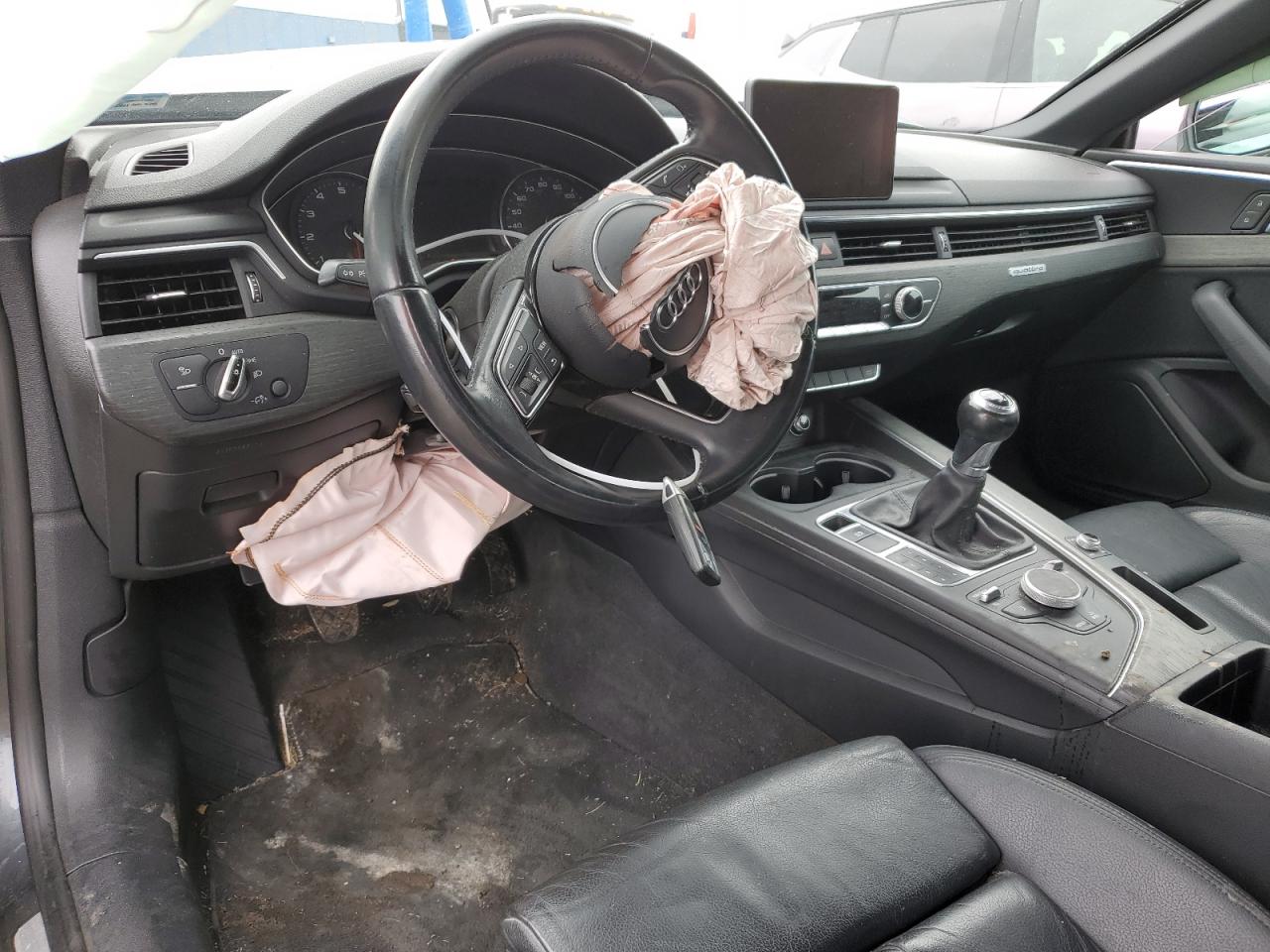 2018 Audi A5 VIN WAU7NAF58JA004413 Copart auction photo, front end damage thumbnail 8