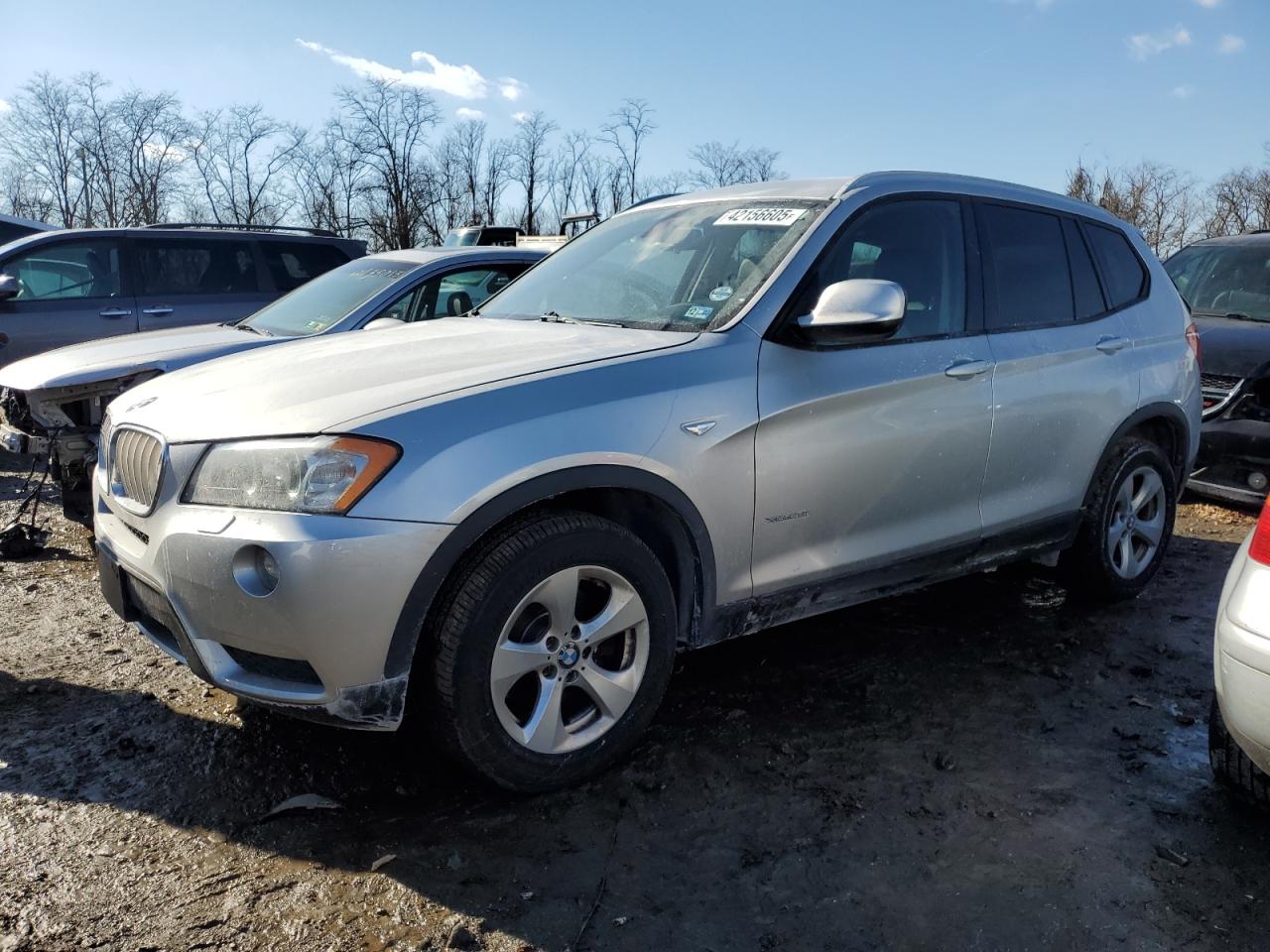 2011 BMW X3 VIN 5UXWX5C51BL714584