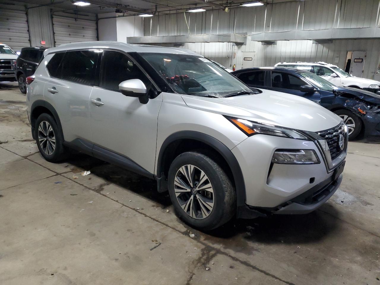 2021 Nissan Rogue VIN JN8AT3BB5MW236842 Copart auction photo, all over damage thumbnail 4