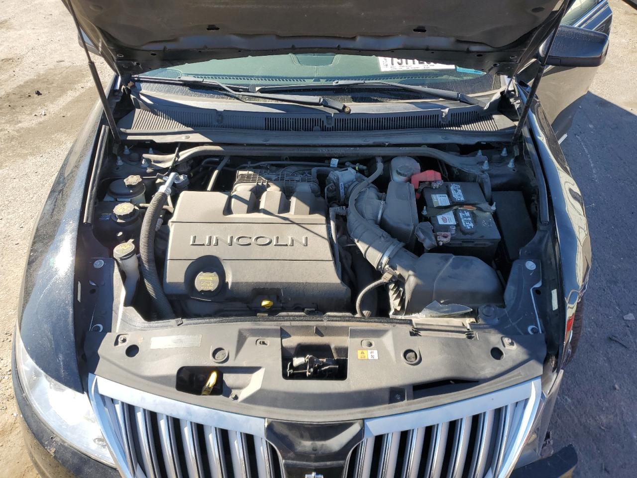 2012 Lincoln MKS VIN 1LNHL9DR3CG803660 Copart auction photo, front end / side damage thumbnail 12