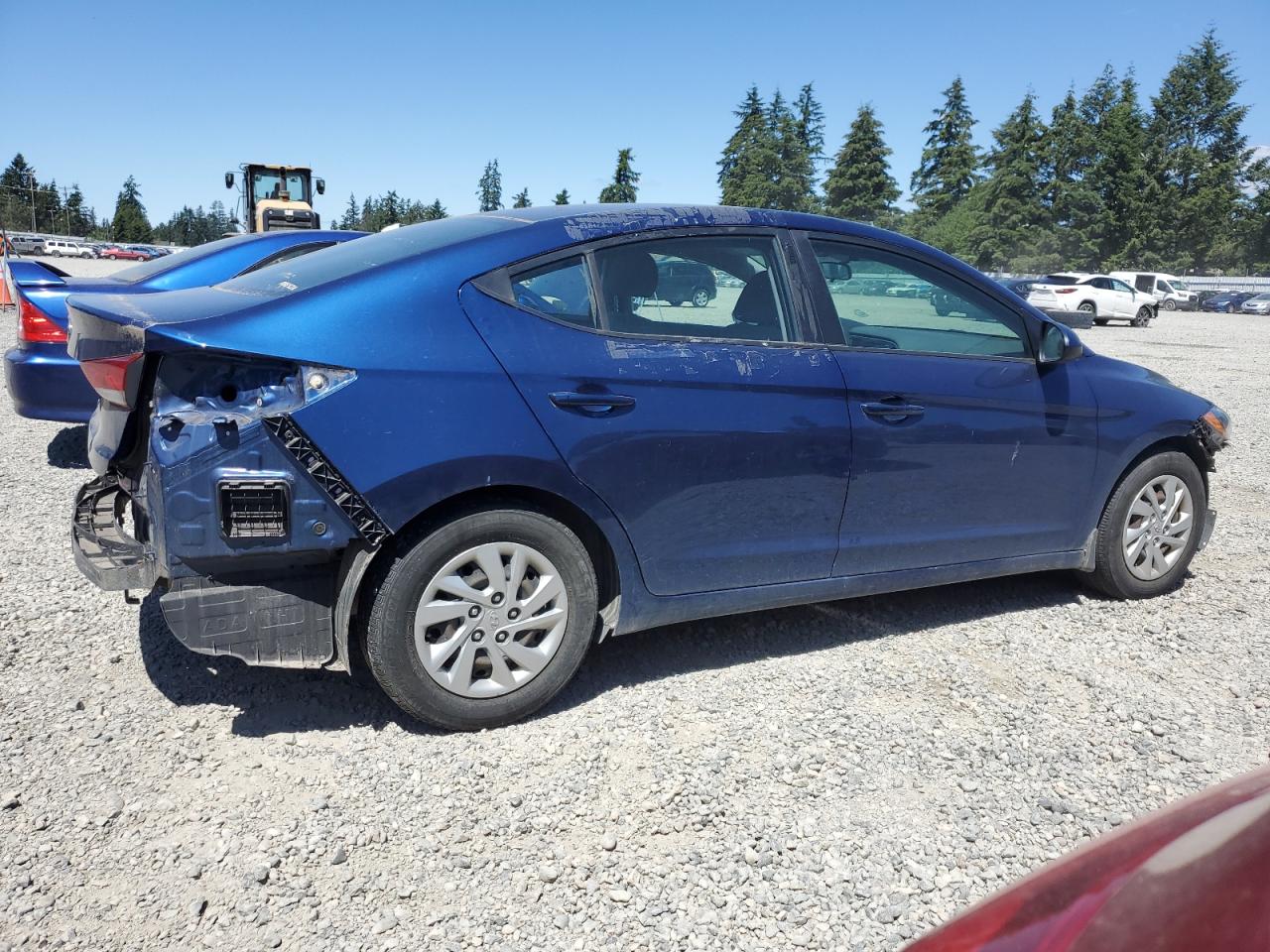 2018 Hyundai Elantra VIN 5NPD74LF8JH274846 Copart auction photo, vandalism / all over damage thumbnail 3