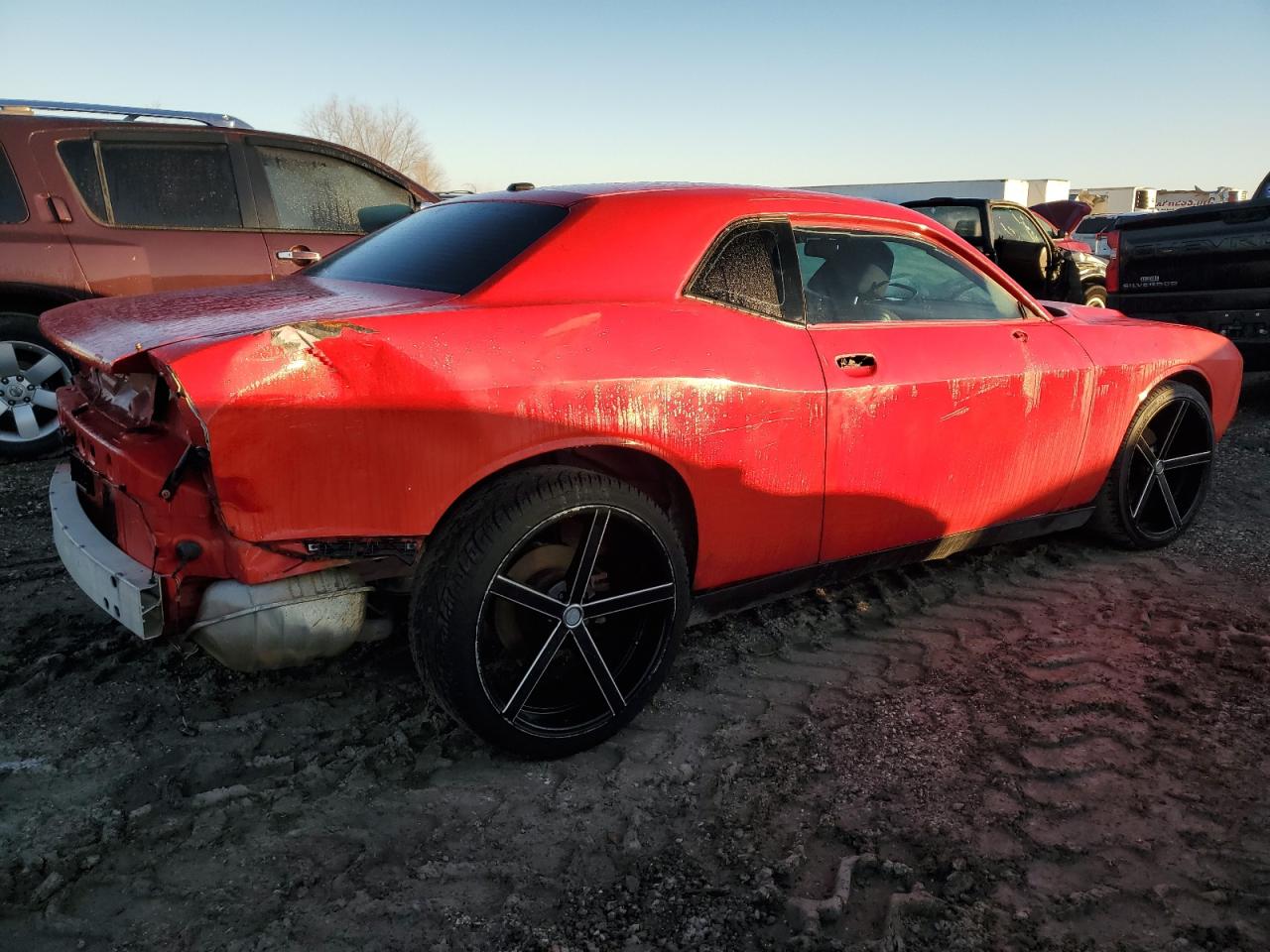 2015 Dodge Challenger VIN 2C3CDZAG5FH787859 Copart auction photo, rear end / side damage thumbnail 3