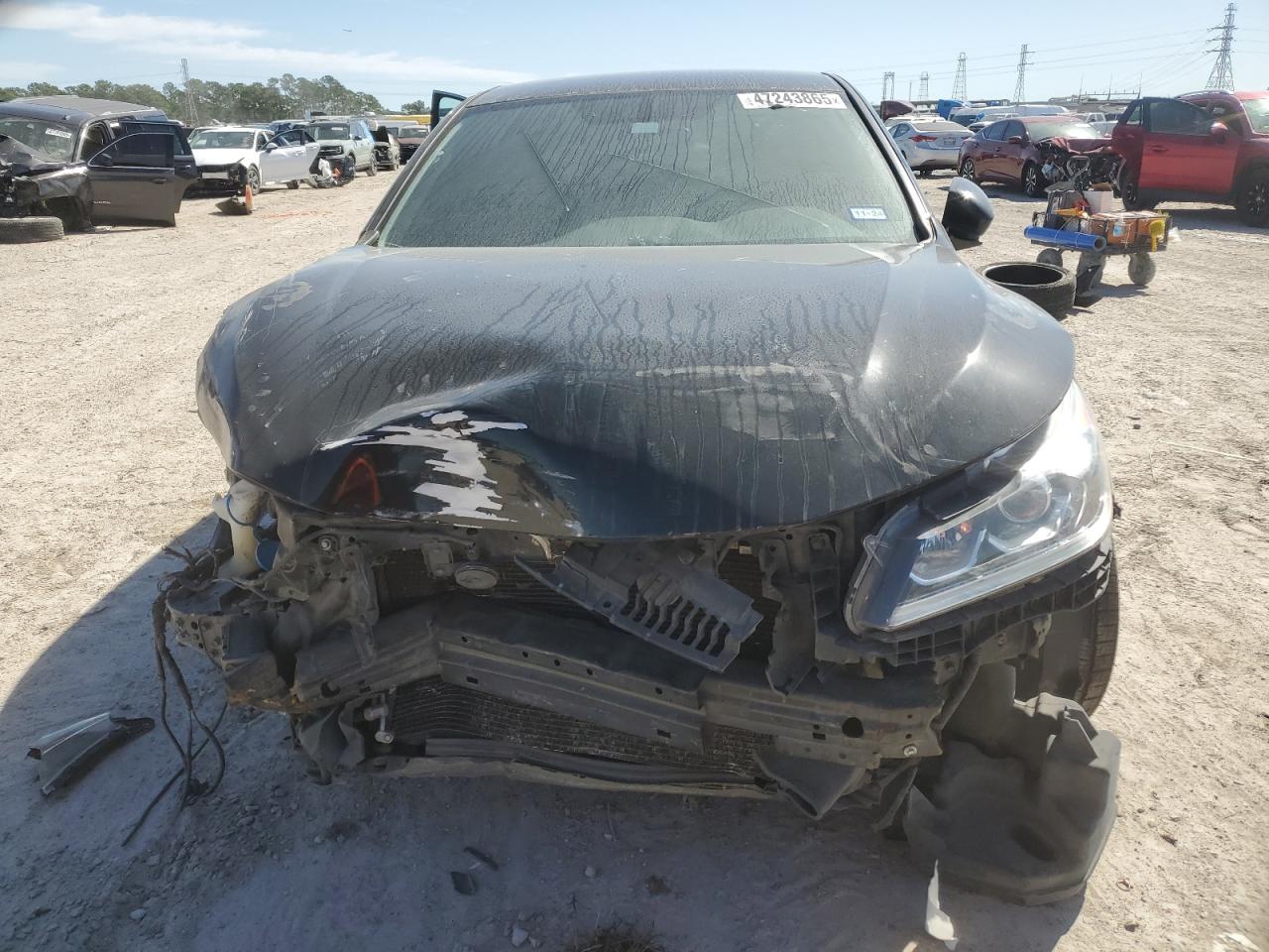 2017 Honda Accord VIN 1HGCR2F51HA128806 Copart auction photo, front end / side damage thumbnail 5