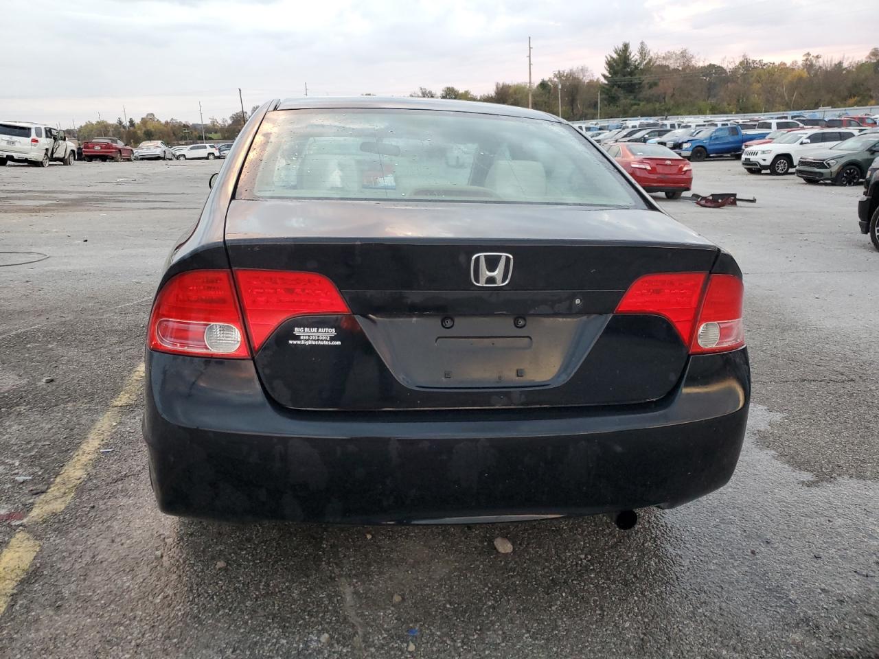 2006 Honda Civic VIN 1HGFA16896L038961 Copart auction photo, side damage thumbnail 6