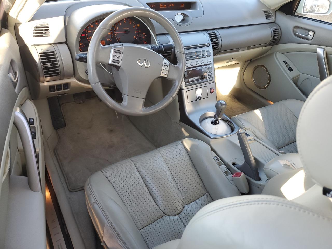 2003 Infiniti G VIN JNKCV54EX3M216578 Copart auction photo, front end damage thumbnail 8