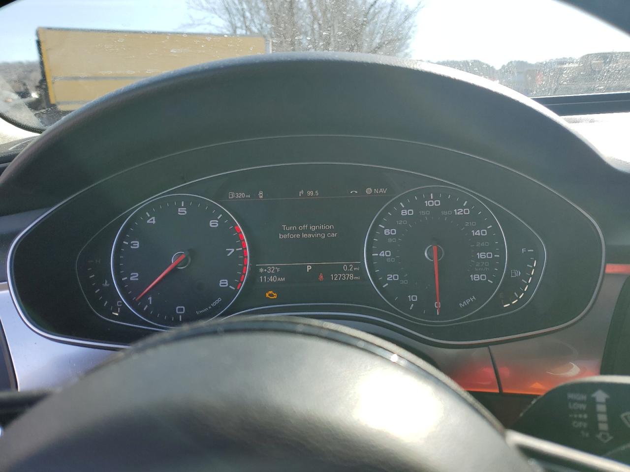2014 Audi A6 VIN WAUHGAFC1EN050984 Copart auction photo, all over damage thumbnail 9