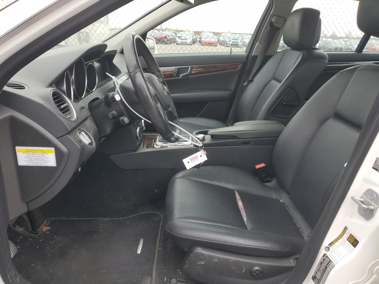 2013 Mercedes-Benz C-klasse VIN WDDGF8ABXDA881016 Copart auction photo, front end damage thumbnail 7