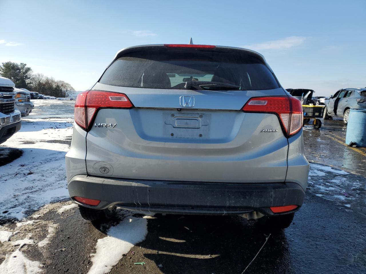 2017 Honda HR-V VIN 3CZRU6H51HG706670 Copart auction photo, side damage thumbnail 6