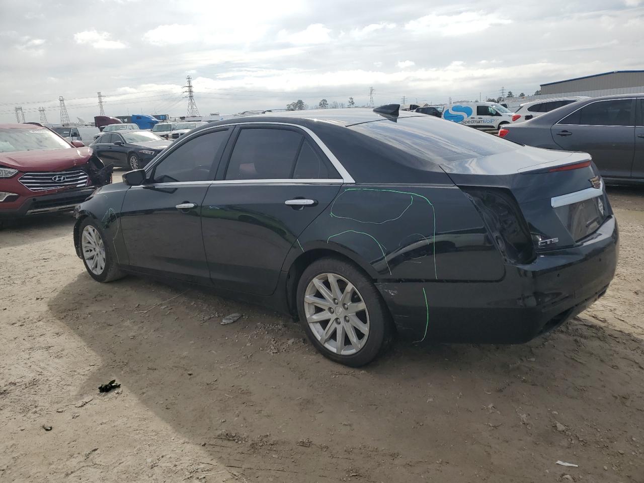 2015 Cadillac CTS VIN 1G6AP5SX2F0124550 Copart auction photo, front end / minor dent/scratches damage thumbnail 2