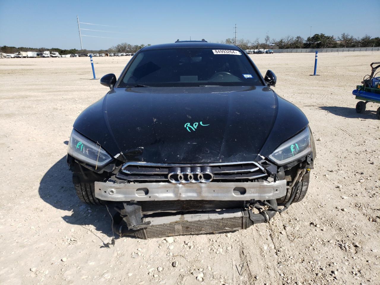 2019 Audi A5 VIN WAUANCF55KA058495 Copart auction photo, all over damage thumbnail 5